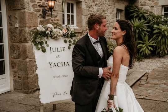 Panneau de bienvenue de mariage: quel style choisir pour donner le ton?